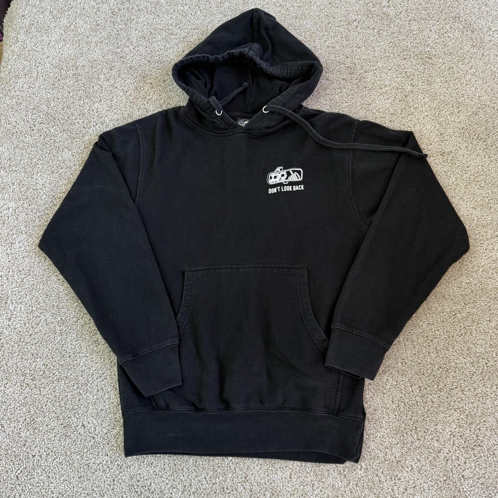 Lurking Class Hoodie Mens Medium Black Fleece Pullover Dont Look Back Graphic